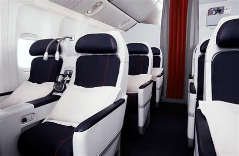 The design is subtle and smart, with strips of blue and black leather. . Best premium economy to europe